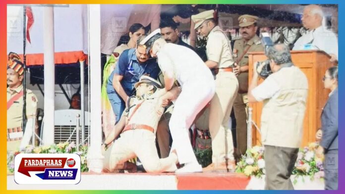 गणतंत्र दिवस समारोह में केरल के पुलिस कमिश्नर बेहोश, प्राथमिक उपचार के बाद अस्पताल से छुट्टी