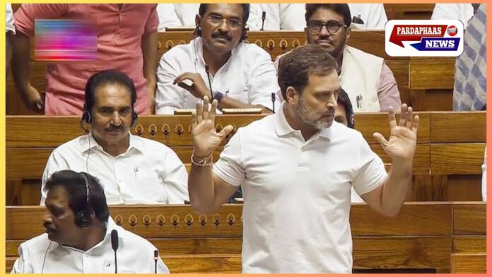 लोकसभा में राहुल गांधी का चीन पर वार, बीजेपी ने किया पलटवार