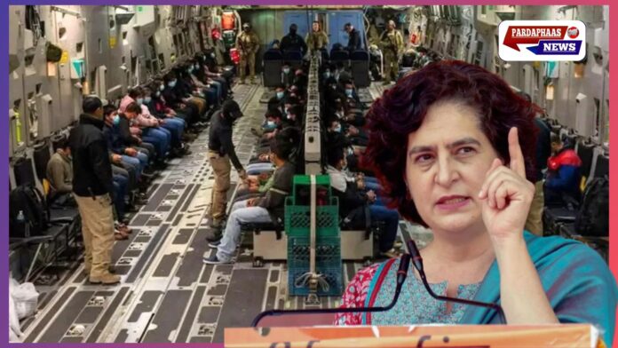 अमेरिका ने 104 भारतीय प्रवासियों को डिपोर्ट किया, प्रियंका गांधी ने मोदी सरकार पर उठाए सवाल