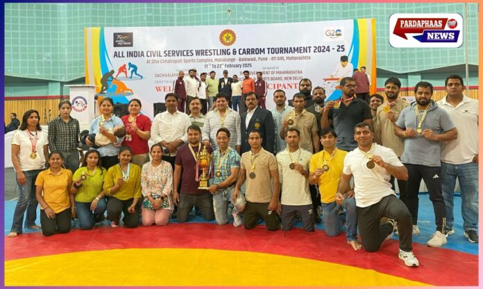 ऑल इंडिया सिविल कुश्ती प्रतियोगिता में दिल्ली के पहलवानों का जलवा, मेडल की बौछार