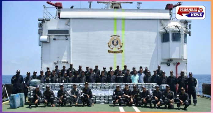 समुद्री तस्करी पर बड़ा प्रहार: ICG और गुजरात ATS ने पकड़ी 1800 करोड़ की ड्रग्स की खेप