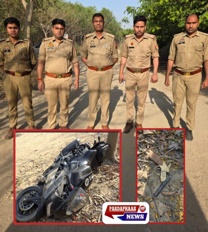 नोएडा में पुलिस और बदमाशों के बीच मुठभेड़: एक घायल, दूसरा गिरफ्तार, पुलिस टीम को इनाम