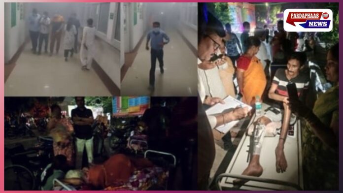 लखनऊ के लोकबंधु अस्पताल में भीषण आग, 200 से अधिक मरीज सुरक्षित निकाले गए