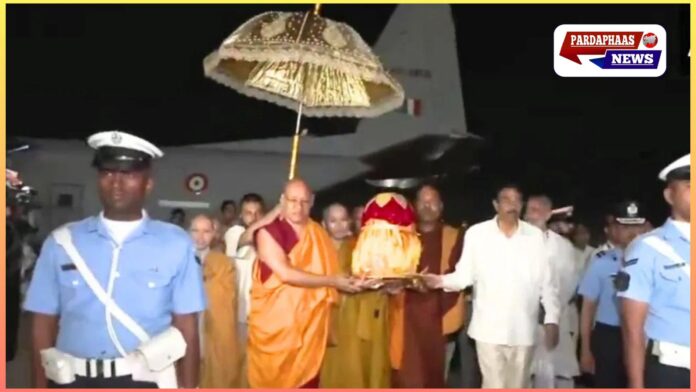भगवान बुद्ध के पवित्र अवशेष वियतनाम दौरे के बाद भारत लौटे, दिल्ली और सारनाथ में होंगे दर्शन