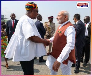 घाना में गूंजा 'भारत माता की जय', पीएम मोदी का हुआ ऐतिहासिक स्वागत, मिला सर्वोच्च नागरिक सम्मान