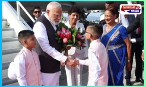 "त्रिनिदाद में गूंजा जय श्री राम: पीएम मोदी ने प्रवासी भारतीयों को अयोध्या आने का दिया न्योता, राम मंदिर की प्रतिकृति और सरयू जल साथ लेकर पहुंचे"