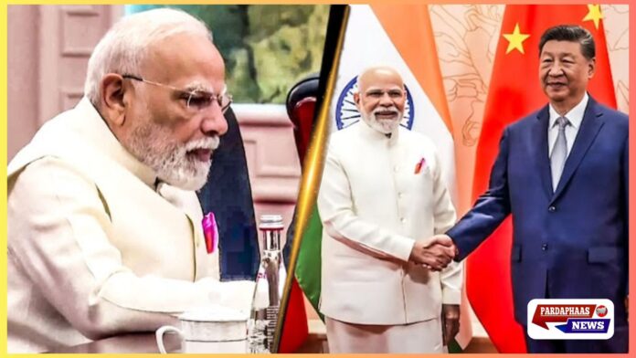 मोदी — शी जिनपिंग की तिआनजिन मुलाकात: सीमा पर शांति व द्विपक्षीय संबंधों को मजबूती पर जोर