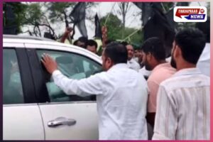 रतलाम में मध्य प्रदेश कांग्रेस अध्यक्ष जीतू पटवारी पर हमला, गाड़ी का शीशा टूटा – कांग्रेस ने बीजेपी पर साधा निशाना