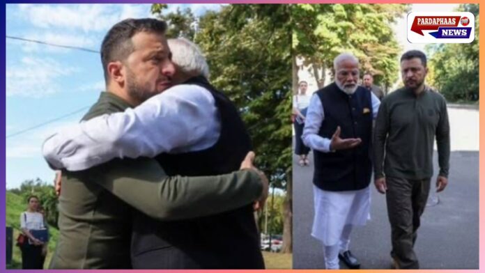 प्रधानमंत्री नरेंद्र मोदी और यूक्रेनी राष्ट्रपति वोलोदिमीर जेलेंस्की के बीच वार्ता-शांतिपूर्ण समाधान और शांति बहाली पर दिया जोर