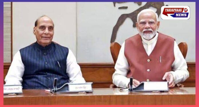 “आने वाले कई चुनाव नरेंद्र मोदी के नेतृत्व में ही लड़े जायेंगे” — राजनाथ सिंह का स्पष्ट बयान, 35 साल पुरानी मित्रता और गहरी तारीफें