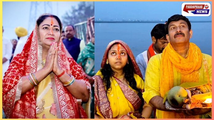 दिल्ली में छठ पूजा के जलवा: मुख्यमंत्री रेखा गुप्ता आ मनोज तिवारी देलन सूर्य देवता के अर्घ्य दिल्ली में छठ पूजा के जलवा: मुख्यमंत्री रेखा गुप्ता आ मनोज तिवारी देलन सूर्य देवता के अर्घ्य