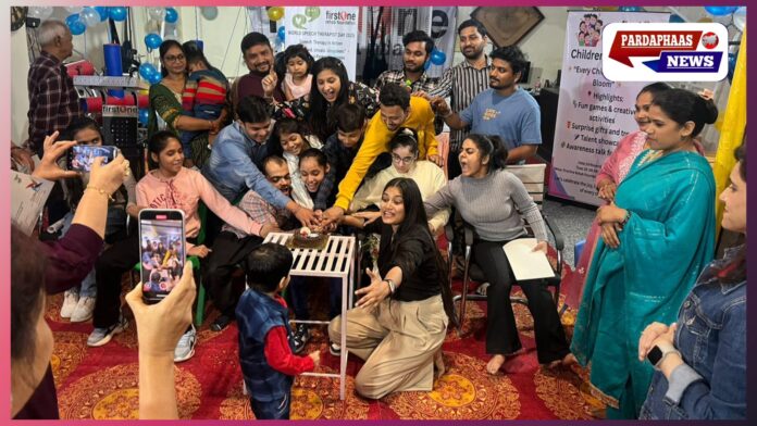 फ़र्स्टवन रीहैब फ़ाउंडेशन में स्पीच थैरेपिस्ट डे और बाल दिवस का भव्य उत्सव