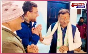 प्रदेश अध्यक्ष बनने के बाद महाराजगंज पहुंचे पंकज चौधरी, अमनमणि त्रिपाठी से मुलाकात के सियासी मायने