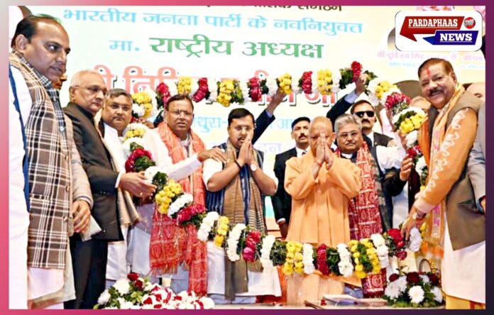  दमदार राजनीतिक शंखनाद: 2027 की रणभेरी वृंदावन से — “बांटने वाली ताकतों के खिलाफ निर्णायक संघर्ष को तैयार रहें कार्यकर्ता” : नितिन नवीन