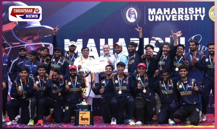 महर्षि यूनिवर्सिटी ने फाइनल में 7 गेंद शेष रहते 3 विकेट से जीता एमपीएल–सीजन 5 का खिताब