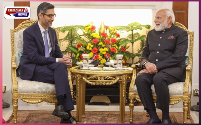 AI इम्पैक्ट समिट 2026: ‘एआई हमारे जीवनकाल का सबसे बड़ा बदलाव’ — Sundar Pichai ने Narendra Modi से मुलाकात के बाद भारत के लिए बड़े निवेश और साझेदारियों का किया ऐलान