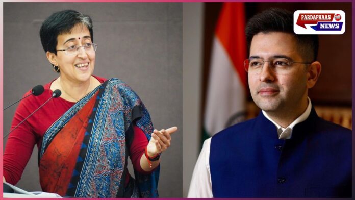 AAP में बढ़ी अंदरूनी कलह: आतिशी का राघव चड्ढा पर तीखा हमला, “मोदी से डरकर बीजेपी के साथ खड़े” होने का आरोप