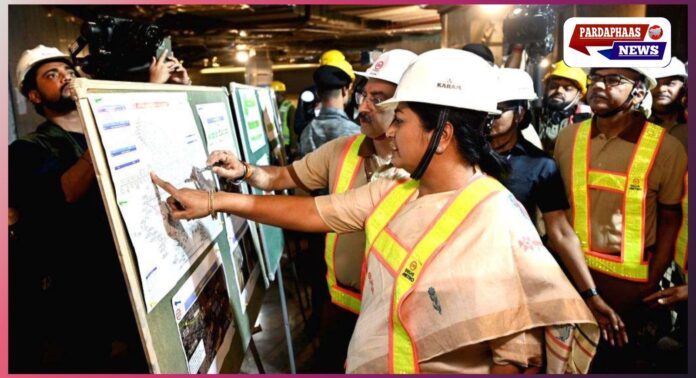 दिल्ली मेट्रो फेज-4 को रफ्तार: CM रेखा गुप्ता ने RK आश्रम मार्ग इंटरचेंज का किया निरीक्षण, समय-सीमा और गुणवत्ता पर सख्ती