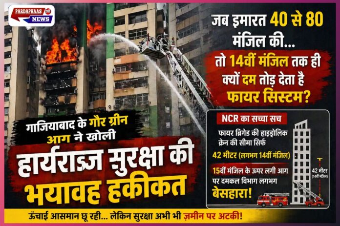 दिल्ली-NCR के आसमान छूते टावर... लेकिन आग बुझाने में बौना सिस्टम!