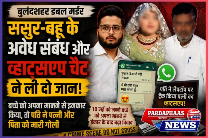 खुर्जा डबल मर्डर केस : रिश्तों के पतन, अविश्वास और मानसिक विस्फोट की भयावह दास्तान