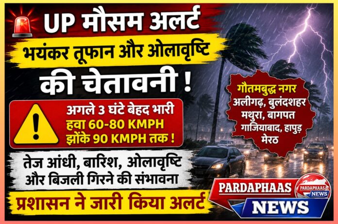 “एक साथ चीख उठे मोबाइल फोन!” यूपी के कई जिलों में इमरजेंसी वेदर अलर्ट, तेज अलार्म से सहमे लोग