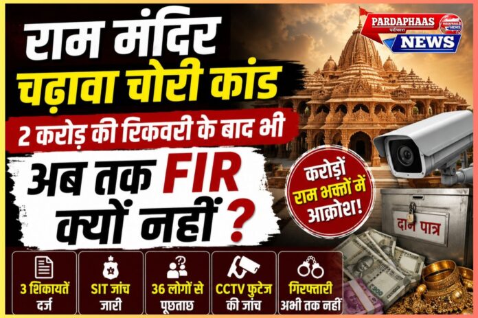 राम भक्तों का सवाल: 2 करोड़ मिले, फिर दोषियों पर FIR क्यों नहीं?