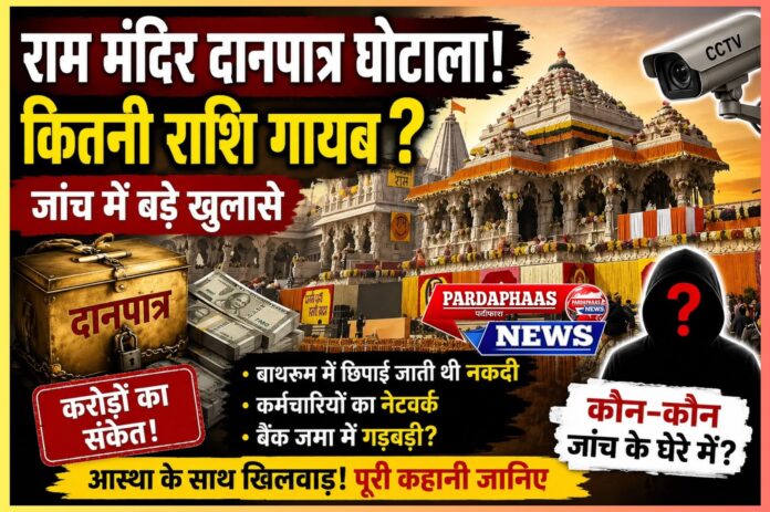 राम मंदिर दानपात्र प्रकरण: आस्था, पारदर्शिता और जवाबदेही पर उठे गंभीर सवाल