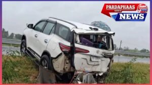 गंगा एक्सप्रेसवे पर मौत से सामना! डिबाई विधायक की फॉर्च्यूनर के परखच्चे, चंद्रपाल सिंह लोधी गंभीर घायल एम्स रेफर