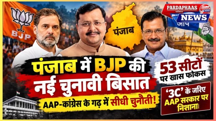 पंजाब में BJP की नई चुनावी बिसात: AAP-कांग्रेस के गढ़ में सीधी चुनौती!