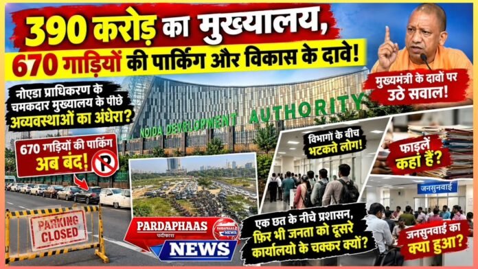 नोएडा प्राधिकरण का नया मुख्यालय या अव्यवस्थाओं का नया ठिकाना?
