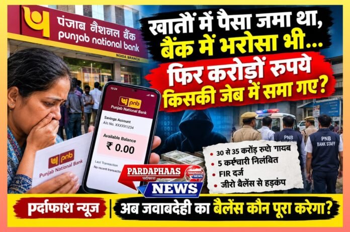 खातों में पैसा जमा था, बैंक में भरोसा भी… फिर करोड़ों रुपये किसकी जेब में समा गए?